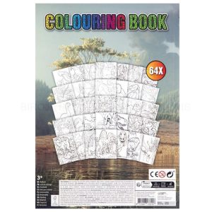 Carte colorat 64 pagini A4 Dino, Grafix 5 colouring book dino a4 64 pages creative craft group 1
