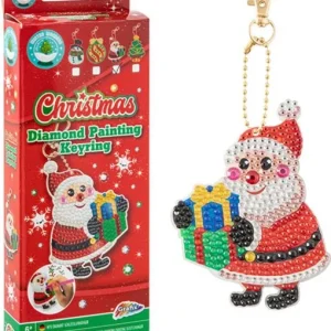 Alternative view of Breloc Xmas Diamond painting 4 modele , Grafix