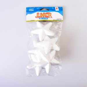 Stea polistiren 8cm , 5/set Junior
