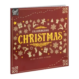 Carte colorat 40 pagini Craciun 21,5×21,5cm