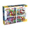 Puzzle maxi 4×48 piese Spidey , Lisciani 1 n00000378 8008324100378 puzzle de podea 2 in 1 lisciani marvel spidey 1 1