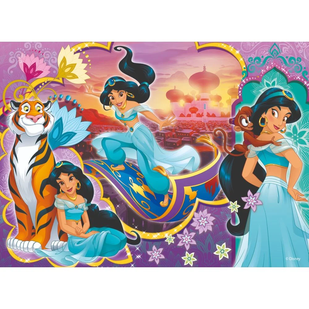 Puzzle maxi 4×48 piese Princess , Lisciani 4 Puzzle maxi 4×48 piese Princess , Lisciani - imagine 2