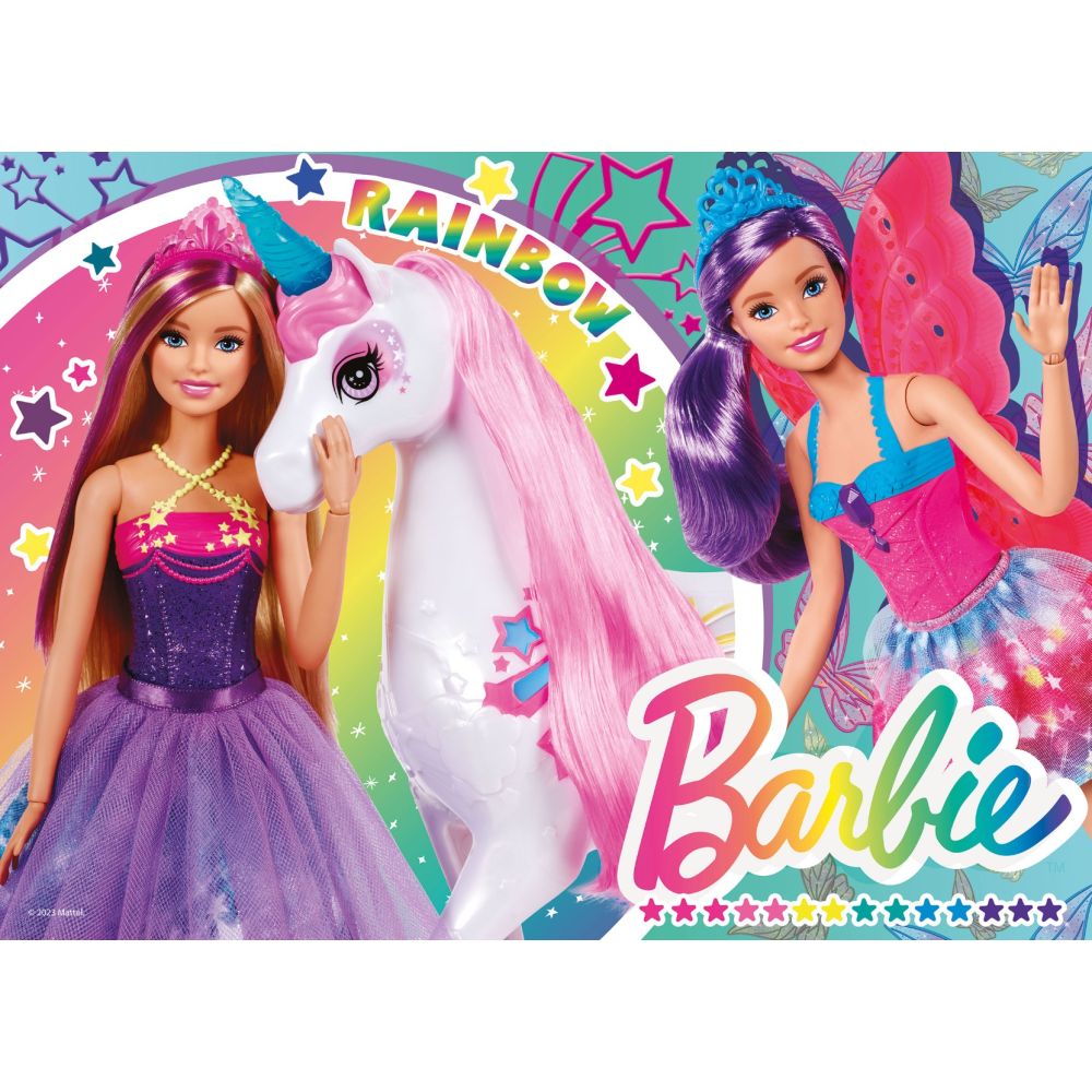 Puzzle maxi 4×48 piese Barbie , Lisciani - imagine 2