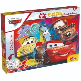Puzzle 2in1 24 piese , Cars Lisciani