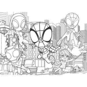 n01099603 8008324099603 puzzle 2 in 1 lisciani marvel spidey 3