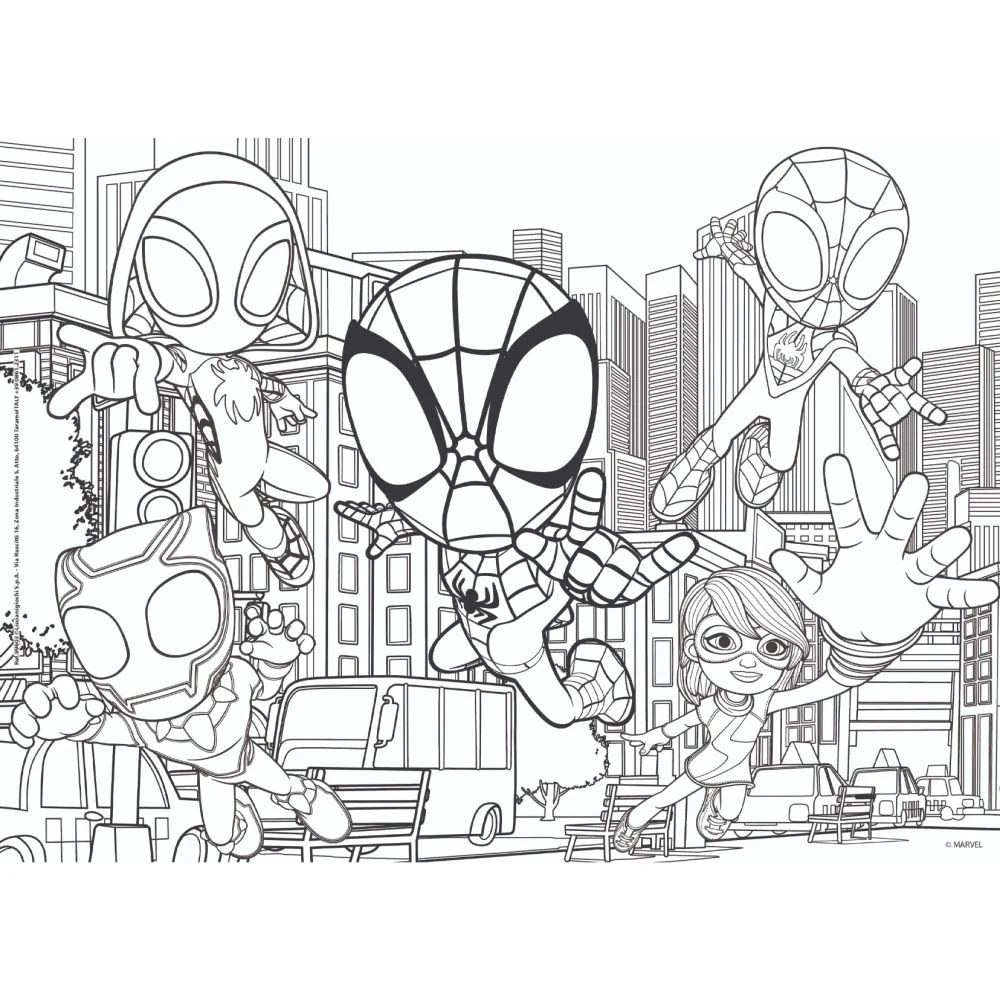 Puzzle 2in1 24 piese , Spidey - imagine 3