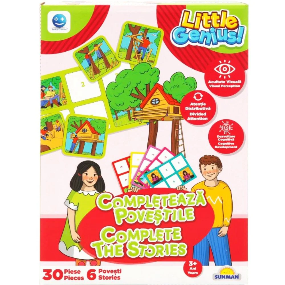 Joc memorie-Completeaza povestile galben-mov, Smile Games 3 Joc memorie-Completeaza povestile galben-mov, Smile Games