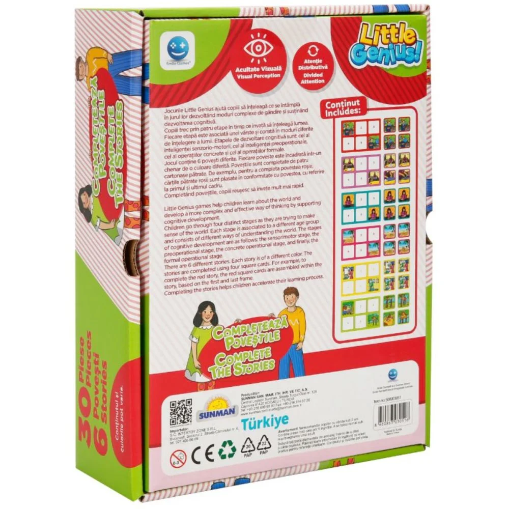 Joc memorie-Completeaza povestile galben-mov, Smile Games 4 Joc memorie-Completeaza povestile galben-mov, Smile Games - imagine 2