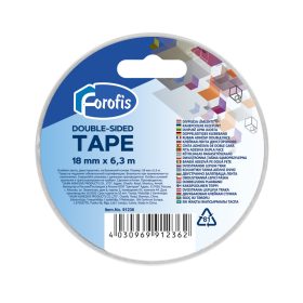 Banda dublu ad 18mmx6.3m Forofis