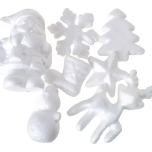 Figurine polistiren Craciun 7 bucati