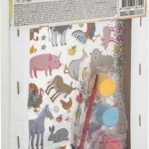 Alternative view of Panza 20×15+guase+pensula+abtibilduri, Grafix