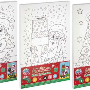 Pictura pe numere Craciun A4 -3 modele , Grafix