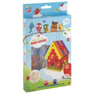 Mini casuta lemn pasari+3 guase+pensula Grafix 8 77DCA7961441773345710352100365C33350B57F