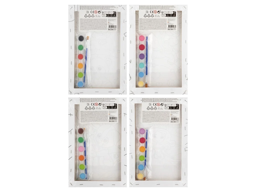 Pictura pe numere panza29.7×19.5cm ,Grafix 6 Pictura pe numere panza29.7×19.5cm ,Grafix - imagine 4