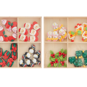 Figurine decor Craciun 24 pcs , Grafix