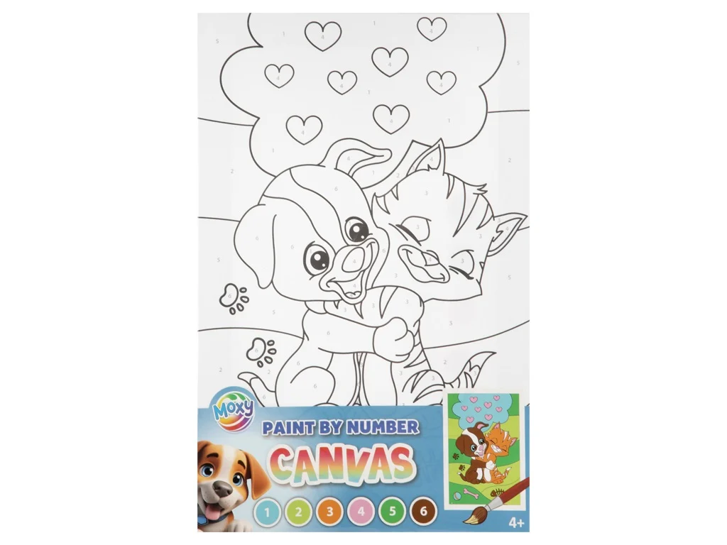 Pictura pe numere panza29.7×19.5cm ,Grafix 7 Pictura pe numere panza29.7×19.5cm ,Grafix - imagine 5