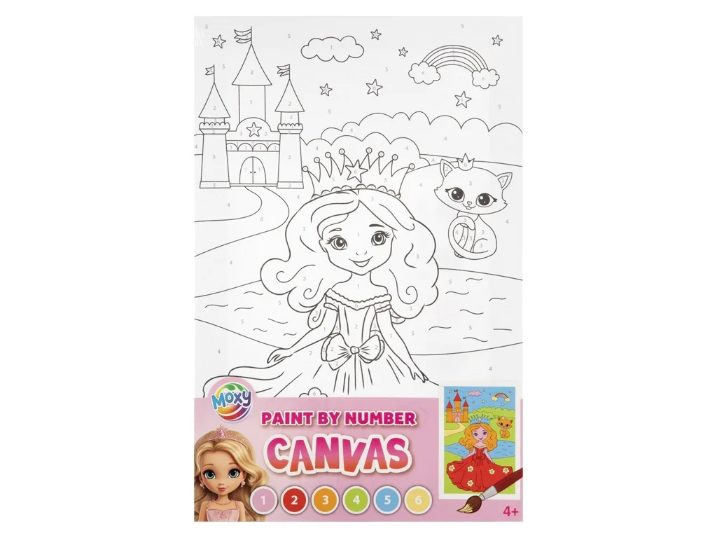 Pictura pe numere panza29.7×19.5cm ,Grafix 8 Pictura pe numere panza29.7×19.5cm ,Grafix - imagine 6