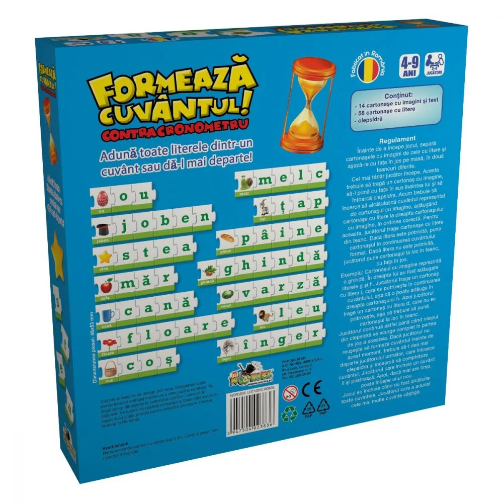 Joc Formeaza cuvantul contra timp , Noriel - imagine 2