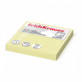 Notes adeziv ErichKrause 75x75mm 100 foi Galben