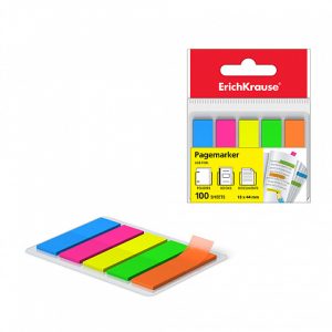 Notes adeziv ErichKrause Neon 12x44mm 100 foi 5 culori