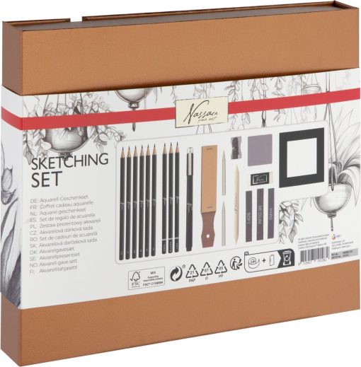 Set Sketching art 22 pcs in cutie , Grafix 4 Set Sketching art 22 pcs in cutie , Grafix - imagine 2