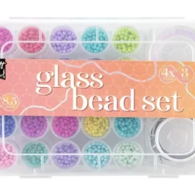 Margele cutie sticla 30 culori , Grafix