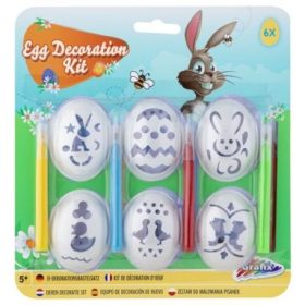 Kit decoratiune 6 oua+4 marker Paste , Grafix