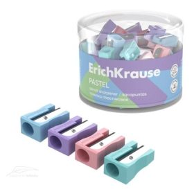 Ascutitoare plastic ErichKrause EasySharper Pastel 60/cutie