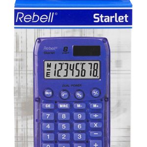 Alternative view of Calculator Rebell Starlet buzunar 8DIG Violet
