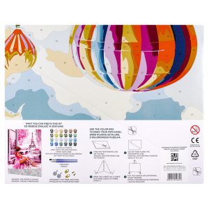 Alternative view of Pictura pe numere 40x50cm Port