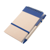 ecocard blocnotes carnetel liniat vertical cu spira albastru inchis ap731629 06a