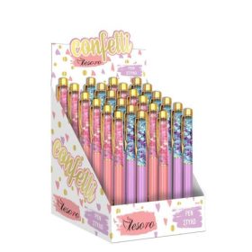 Pix Tesoro confetti cu mecanism , 24buc/cutie