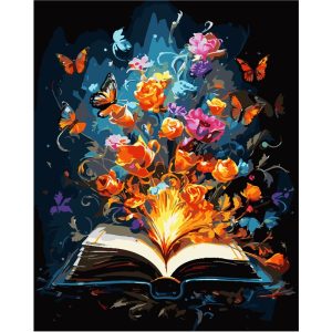 Pictura pe numere 40x50cm Carte , Koh-I-Noor