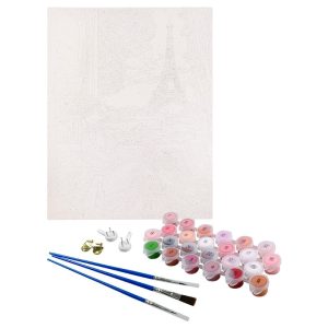 set pictura pe numere 40x50cm liliac 3