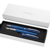 14830 set fountain pen and ballpoint pen k p36 jazz noble elegance saphire in box g25 open etui g25 dyn offen geschlossen cmyk saphire pim mam web