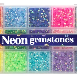 Pietricele diametrul 0,6 cm 15 culori neon , Grafix