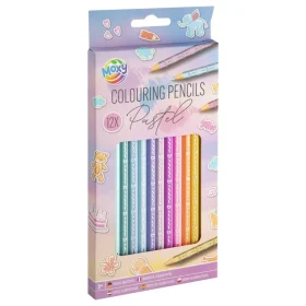 Set 12 creioane colorate Pastel Moxy