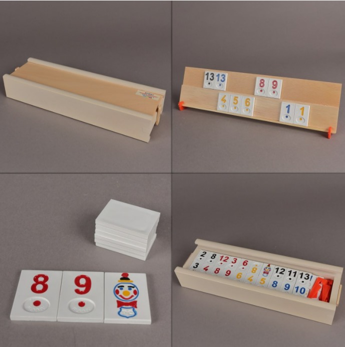 Joc de societate Rummy in cutie de lemn 3 Joc de societate Rummy in cutie de lemn