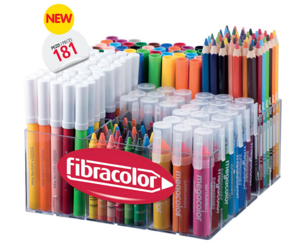 Multibox Junior 181 Pcs Fibracolor
