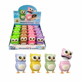 Ascutitoare cu radiera bufnita Milla