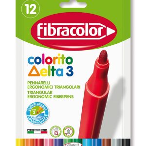 Carioca Fibracolor  Colorito Delta 3, 12 culori