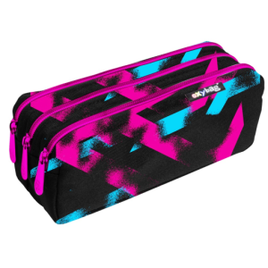 Penar Pouch 3 fermoare Line Girl, Oxy