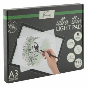 Tabla led A3 Nassau fine Art, pentru desenat, include cablu usb