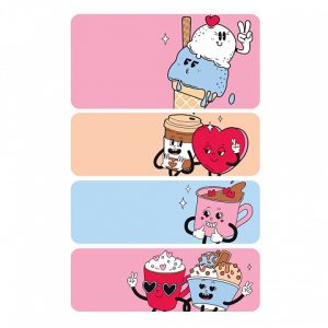 Alternative view of Notes EricKrause Yummy 60x20mm , 80 foi