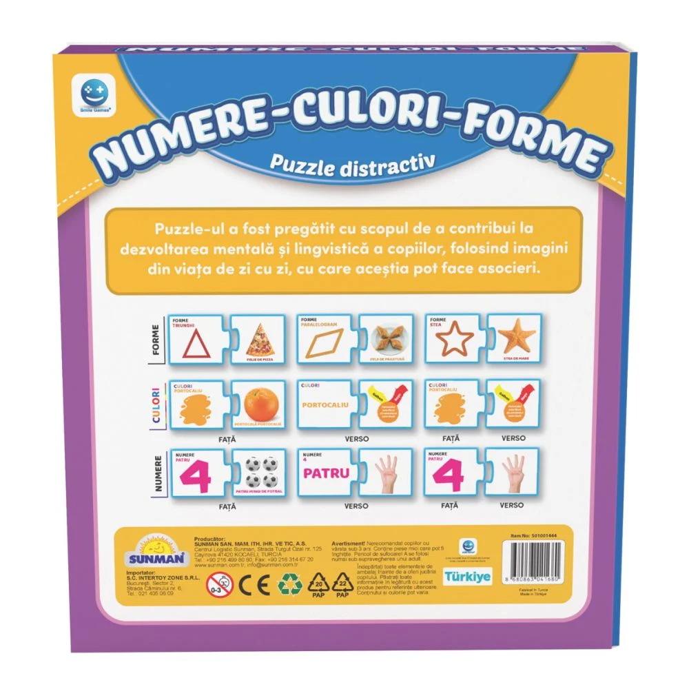 Sa invatam numere , culori si forme , Smile Games 4 Sa invatam numere , culori si forme , Smile Games - imagine 2