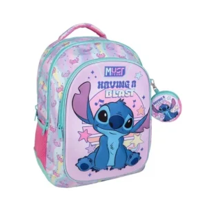 Ghiozdan 32x18x43- 3 compartimente Lilo&Stitch Having A Blast