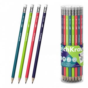 Creion ErichKrause Joy Reef cu radiera 42 cutie