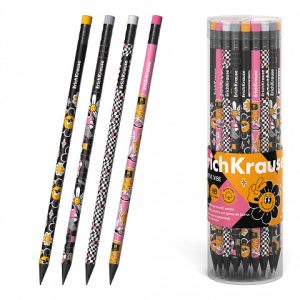 Creion ErichKrause Positive Vibe cu radiera 42/cutie