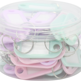 Breloc chei Memories, culori pastel, 50 buc/cutie