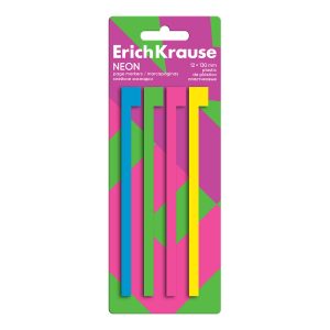 Notes adeziv ErichKrause Neon 12x130mm 80 foi , 4 culori